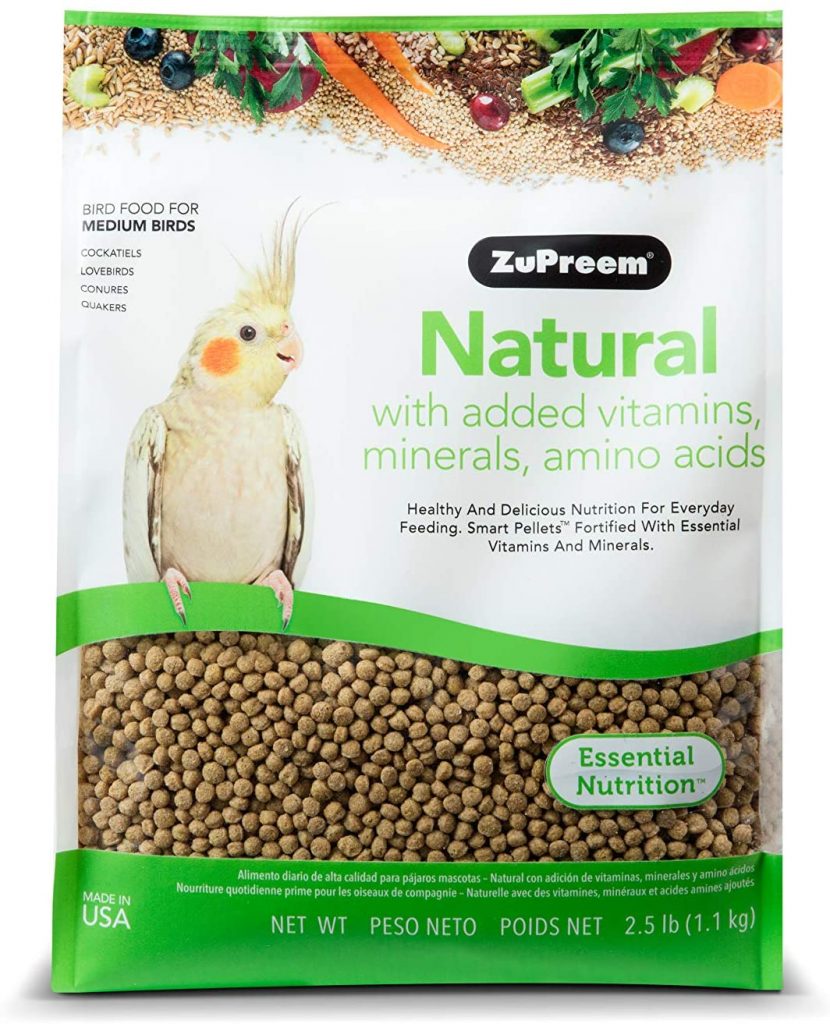 ZuPreem - Alimento para Aves Natural | Pienso Agapornis y Ninfas - 1,13 kg